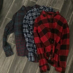 A&F Flannel bundle
